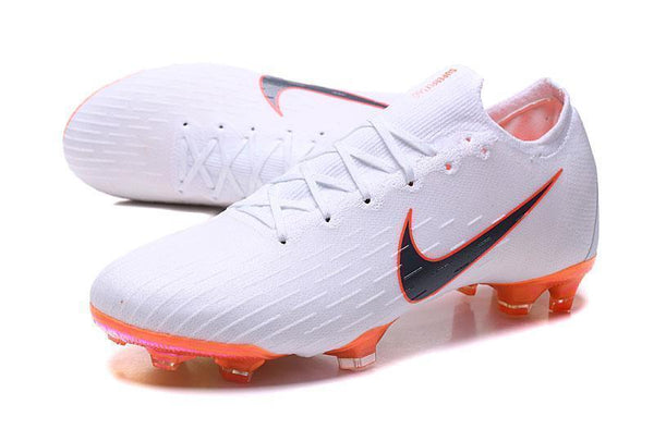 Nike Mercurial Vapor XII Elite FG whitemetal greyorange - SocSports