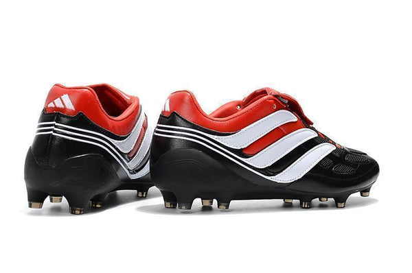 Adidas Predator Precision FG Soccer Cleats Black Red White - SocSports