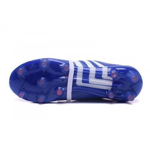 Adidas Predator Mania Champagne FG Soccer Cleats Blue White Red - SocSports