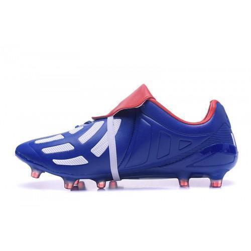 Adidas Predator Mania Champagne FG Soccer Cleats Blue White Red - SocSports