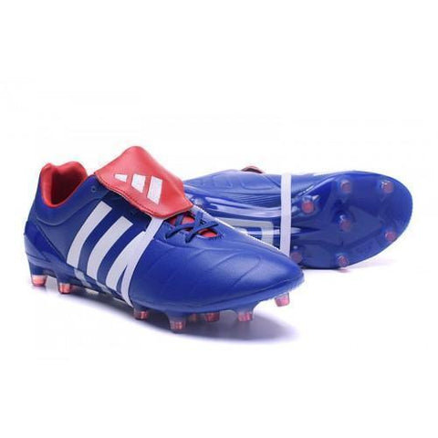 Adidas Predator Mania Champagne FG Soccer Cleats Blue White Red - SocSports