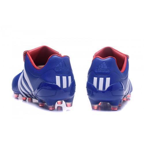 Adidas Predator Mania Champagne FG Soccer Cleats Blue White Red - SocSports