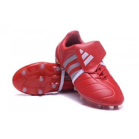 Adidas Predator Mania Champagne FG Soccer Cleats Red White - SocSports