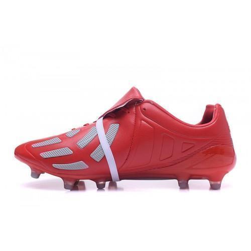 Adidas Predator Mania Champagne FG Soccer Cleats Red White - SocSports