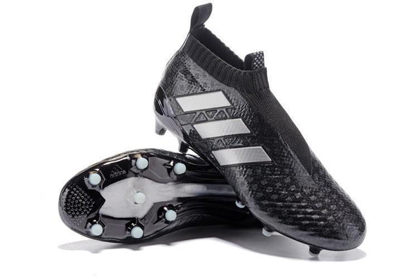 Adidas Ace 17+ Purecontrol FG Soccer Cleats Core Black White - SocSports