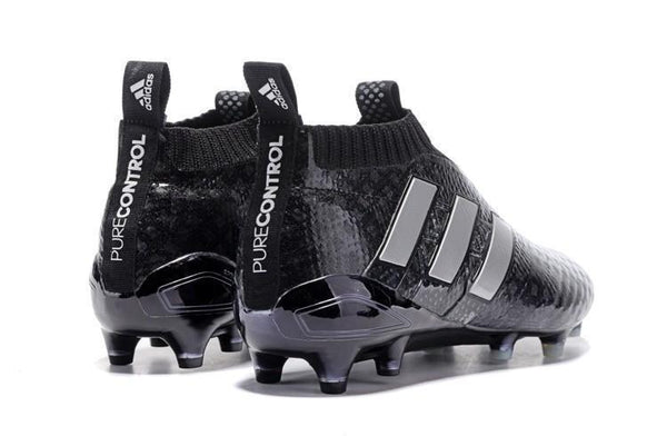 Adidas Ace 17+ Purecontrol FG Soccer Cleats Core Black White - SocSports