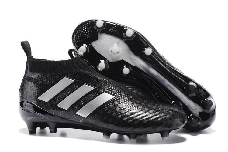 Adidas Ace 17+ Purecontrol FG Soccer Cleats Core Black White - SocSports