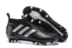 Adidas Ace 17+ Purecontrol FG Soccer Cleats Core Black White - SocSports