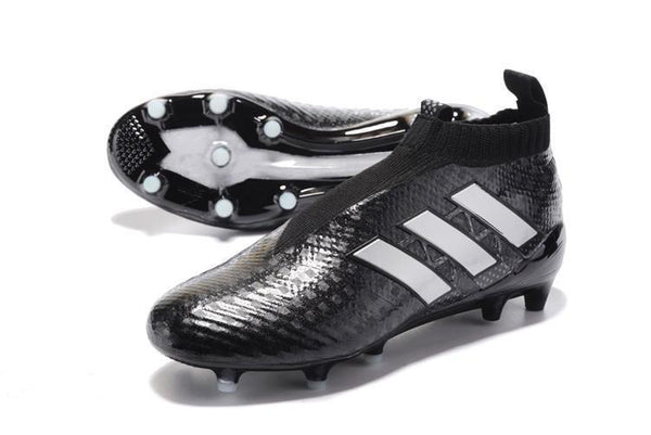 Adidas Ace 17+ Purecontrol FG Soccer Cleats Core Black White - SocSports