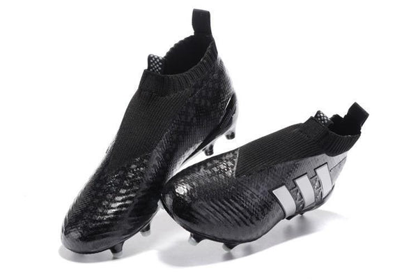 Adidas Ace 17+ Purecontrol FG Soccer Cleats Core Black White - SocSports
