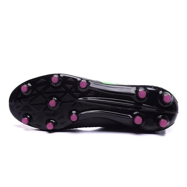 ADIDAS ACE 16 PURECONTROL FG - CORE BLACKSHOCK PINKSOLAR GREEN - SocSports
