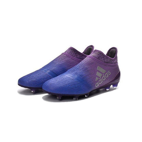Adidas X 16+ Purechaos FG/AG Soccer Cleats Purple Blue - SocSports