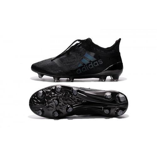 Adidas X 16+ Purechaos FG/AG Soccer Cleats All Black - SocSports