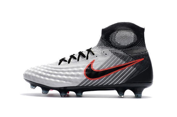 Nike Magista obra II FG White Black Red - SocSports