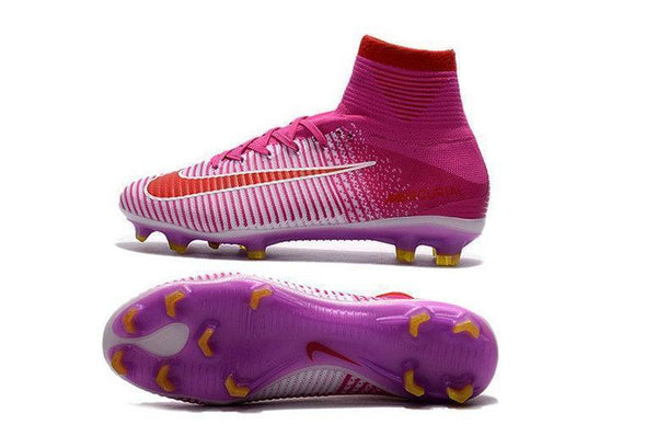 Nike Mercurial Superfly V Fg White Red Shoes Pink - SocSports