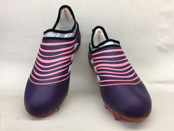 Adidas Glitch Skin 17 FG Soccer Shoes Purple White Red Pink - SocSports