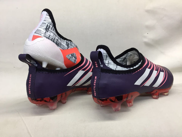 Adidas Glitch Skin 17 FG Soccer Shoes Purple White Red Pink - SocSports