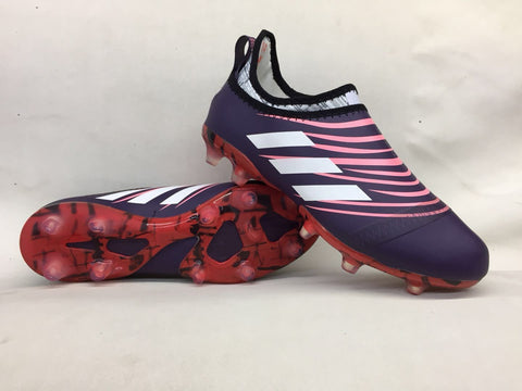 Adidas Glitch Skin 17 FG Soccer Shoes Purple White Red Pink - SocSports