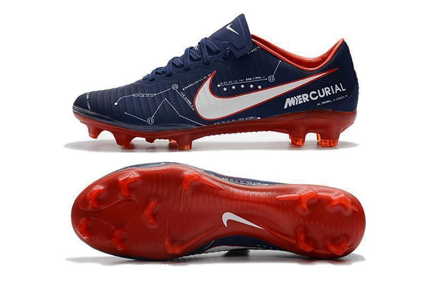 Nike Mercurial Vapor XI Neymar FG Soccer Cleats Blue White Red - SocSports