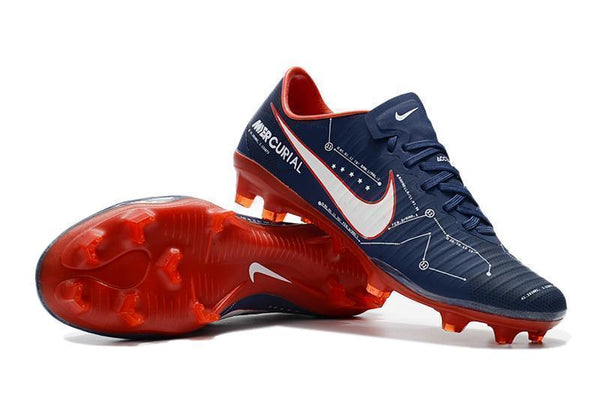 Nike Mercurial Vapor XI Neymar FG Soccer Cleats Blue White Red - SocSports