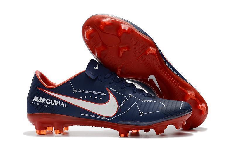 Nike Mercurial Vapor XI Neymar FG Soccer Cleats Blue White Red - SocSports