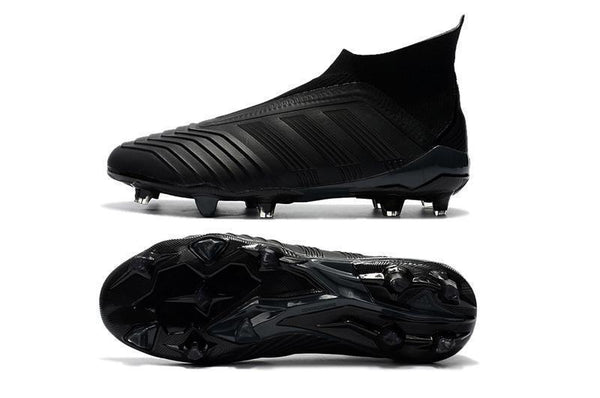 Adidas Predator 18+ FG Soccer Cleats All Black - SocSports