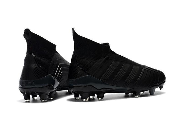 Adidas Predator 18+ FG Soccer Cleats All Black - SocSports