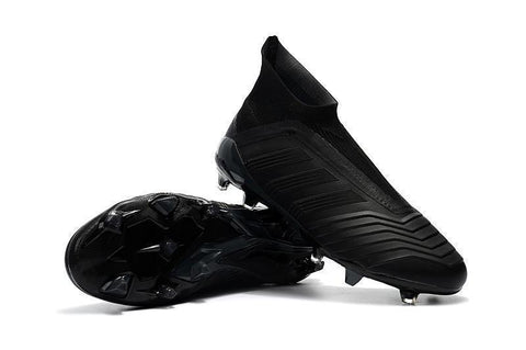 Adidas Predator 18+ FG Soccer Cleats All Black - SocSports