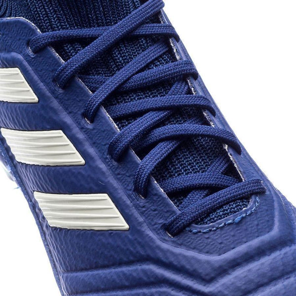 Adidas Predator 18.3 AG/FG Soccer Cleats Royal Blue White Green - SocSports