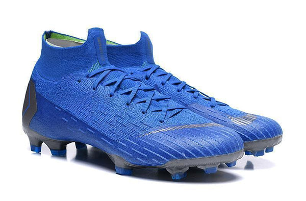 NIKE Mercurial Superfly VI 360 Elite FG Blue W Silver Nike - SocSports