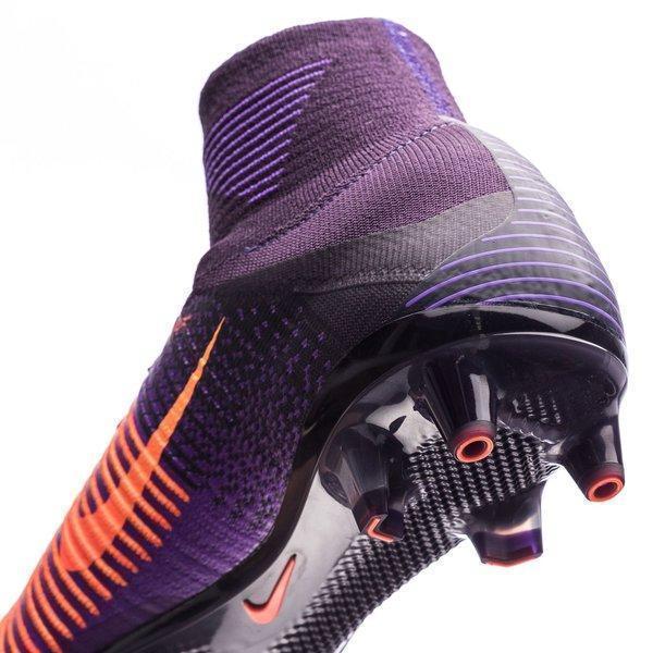 Nike Mercurial Superfly V AG Soccer Cleats Purple Bright Citrus - SocSports