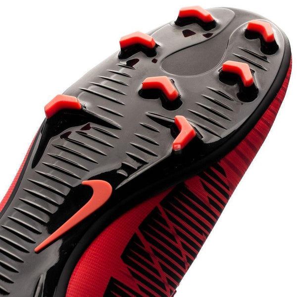 Nike Mercurial Vapor XI FG Soccer Cleats University Red Black - SocSports