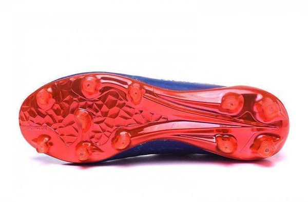 Adidas X 16+ Purechaos FG/AG Soccer Cleats All Blue Solar Red - SocSports
