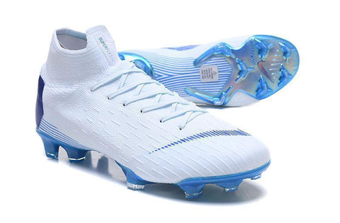 NIKE Mercurial Superfly VI 360 Elite FG Light Blue - SocSports