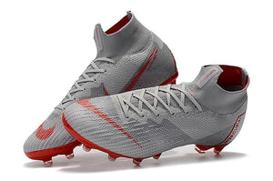 NIKE Mercurial Superfly VI 360 Elite AG High Cut Silver Red - SocSports