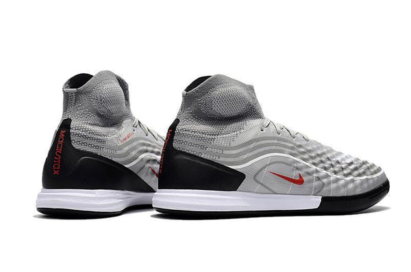 Nike MagistaX Proximo II IC Soccer Shoes Cool Grey Varsity Red Black - SocSports