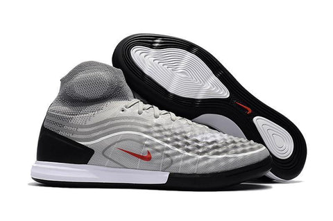 Nike MagistaX Proximo II IC Soccer Shoes Cool Grey Varsity Red Black - SocSports