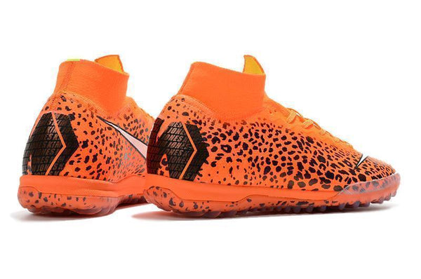 Nike Mercurial Superfly KJ VI Elite TF Orange Black - SocSports