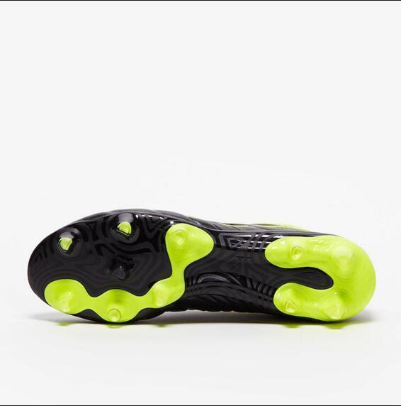 Adidas Copa 19.1 FG Black Yellow Green - SocSports