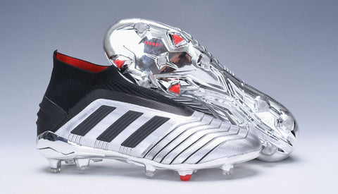 Adidas Predator 19.1 FG Silver Black - SocSports