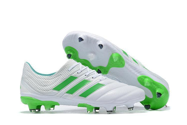 Adidas Copa 19.1 FG White Green - SocSports