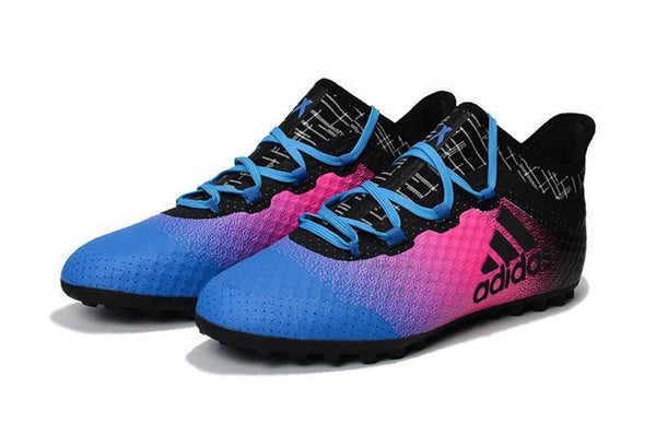 Adidas X Tango 16.1 Turf Soccer Cleats Pink Core Black Blue - SocSports