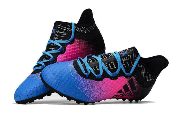 Adidas X Tango 16.1 Turf Soccer Cleats Pink Core Black Blue - SocSports