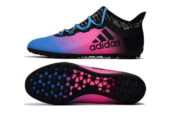 Adidas X Tango 16.1 Turf Soccer Cleats Pink Core Black Blue - SocSports