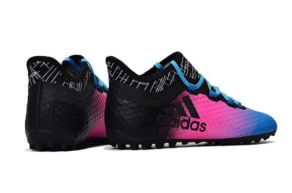 Adidas X Tango 16.1 Turf Soccer Cleats Pink Core Black Blue - SocSports