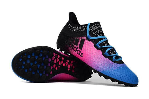 Adidas X Tango 16.1 Turf Soccer Cleats Pink Core Black Blue - SocSports