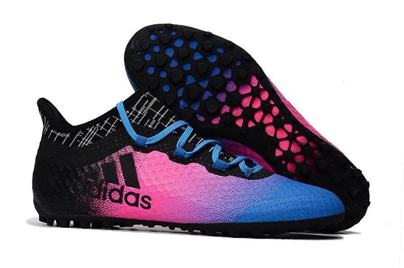 Adidas X Tango 16.1 Turf Soccer Cleats Pink Core Black Blue - SocSports