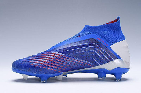 Adidas Predator 19.1 FG Blue Red Without Laces - SocSports