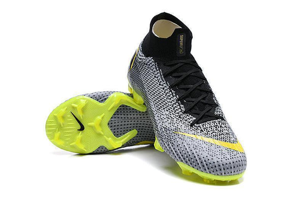 NIKE Mercurial Superfly VI 360 Elite FG Grey Yellow - SocSports