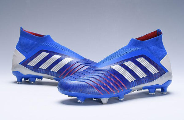 Adidas Predator 19.1 FG Blue Red Without Laces - SocSports